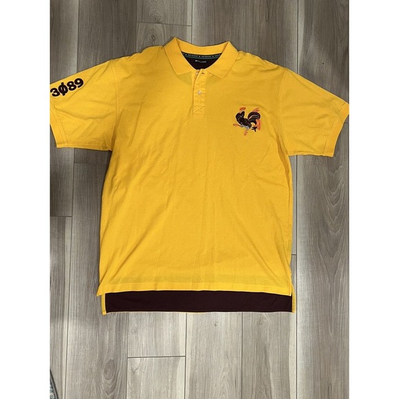 Dap Rugget Men’s Embroidered Rooster Polo Short Sleeve Shirt Size XXL #361-L - Picture 2 of 6